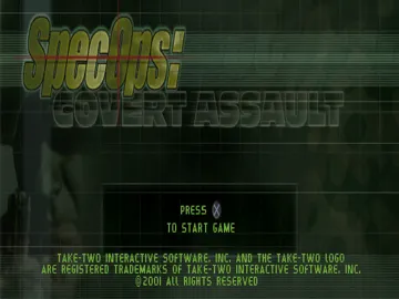 Spec Ops - Covert Assault (US) screen shot title